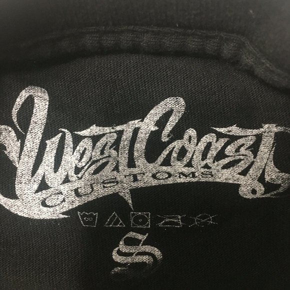 The Lifestyle West Coast Customs Men's T Shirt Black Regular Fit Authentic - Picture 6 of 9